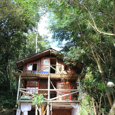 Cabana Magica Praia E Floresta, Vale Da Utopia, Pinheira Villa Guarda do Embaú Kültér fotó