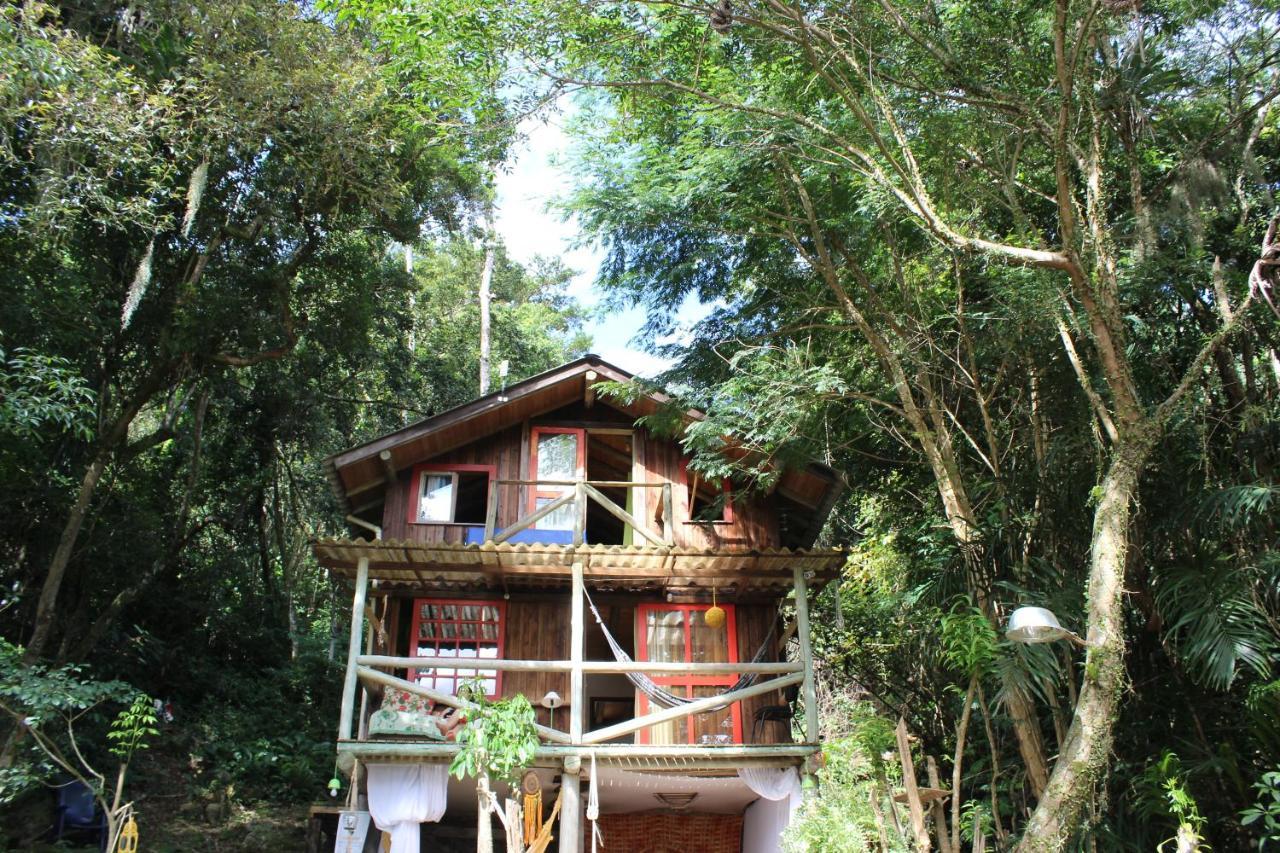 Cabana Magica Praia E Floresta, Vale Da Utopia, Pinheira Villa Guarda do Embaú Kültér fotó
